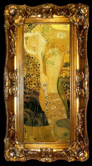 framed  Gustav Klimt vattenormar, ta009-2